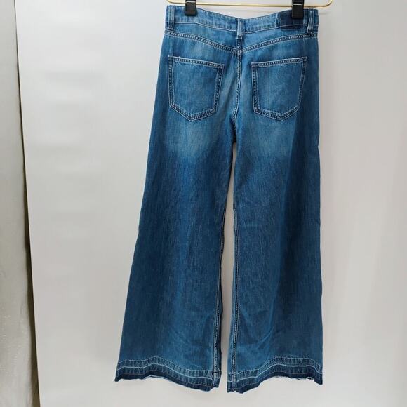 Kujten Wide Leg Blue Jeans - Picture 7 of 12